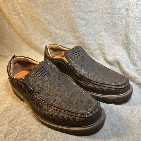 Vintage 90’s Polo Ralph Lauren Slip On Parker Loafers Leather Mens 10.5 main image 5